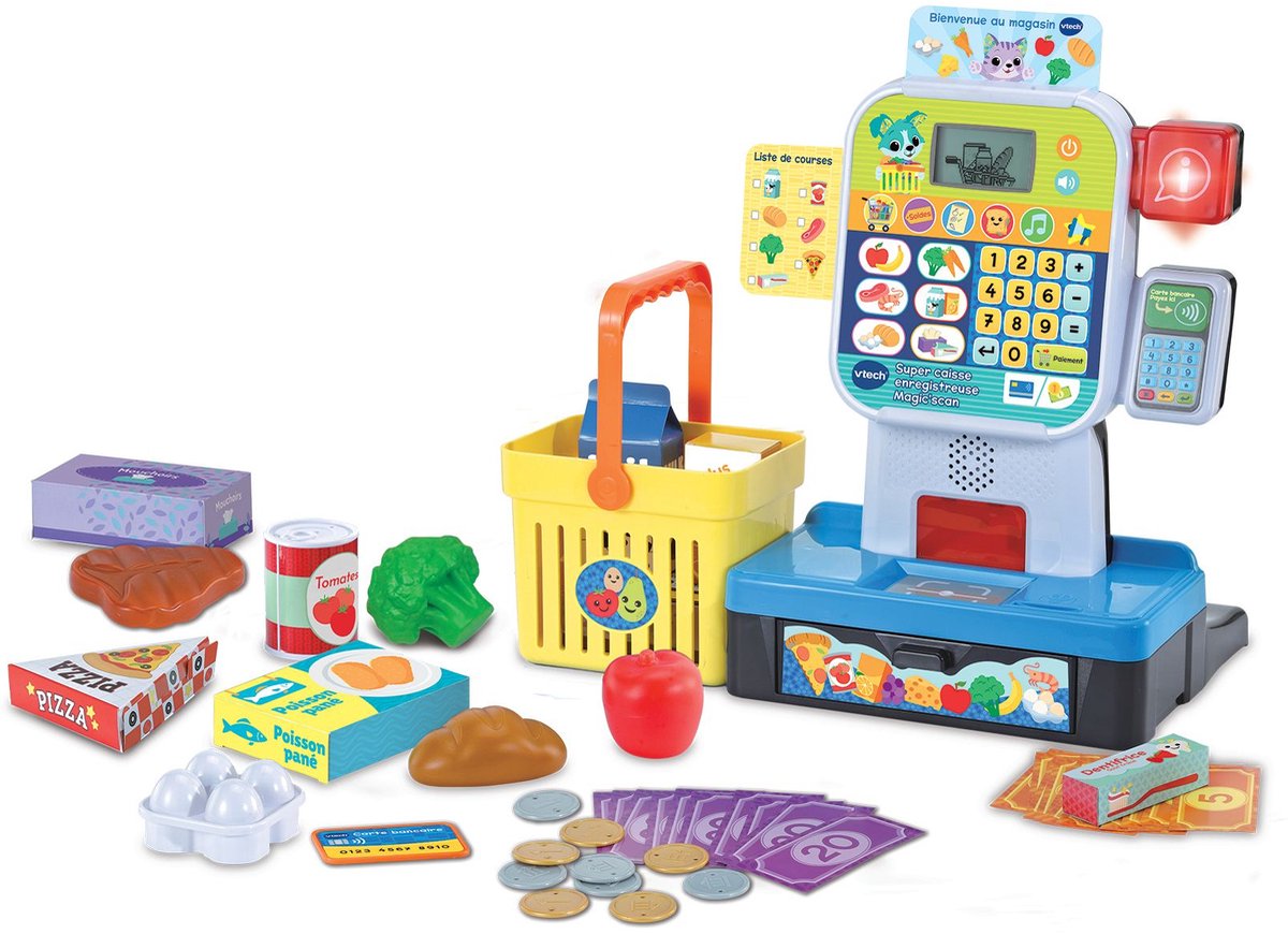 VTech Super Speelgoed Kassa Magic Scan