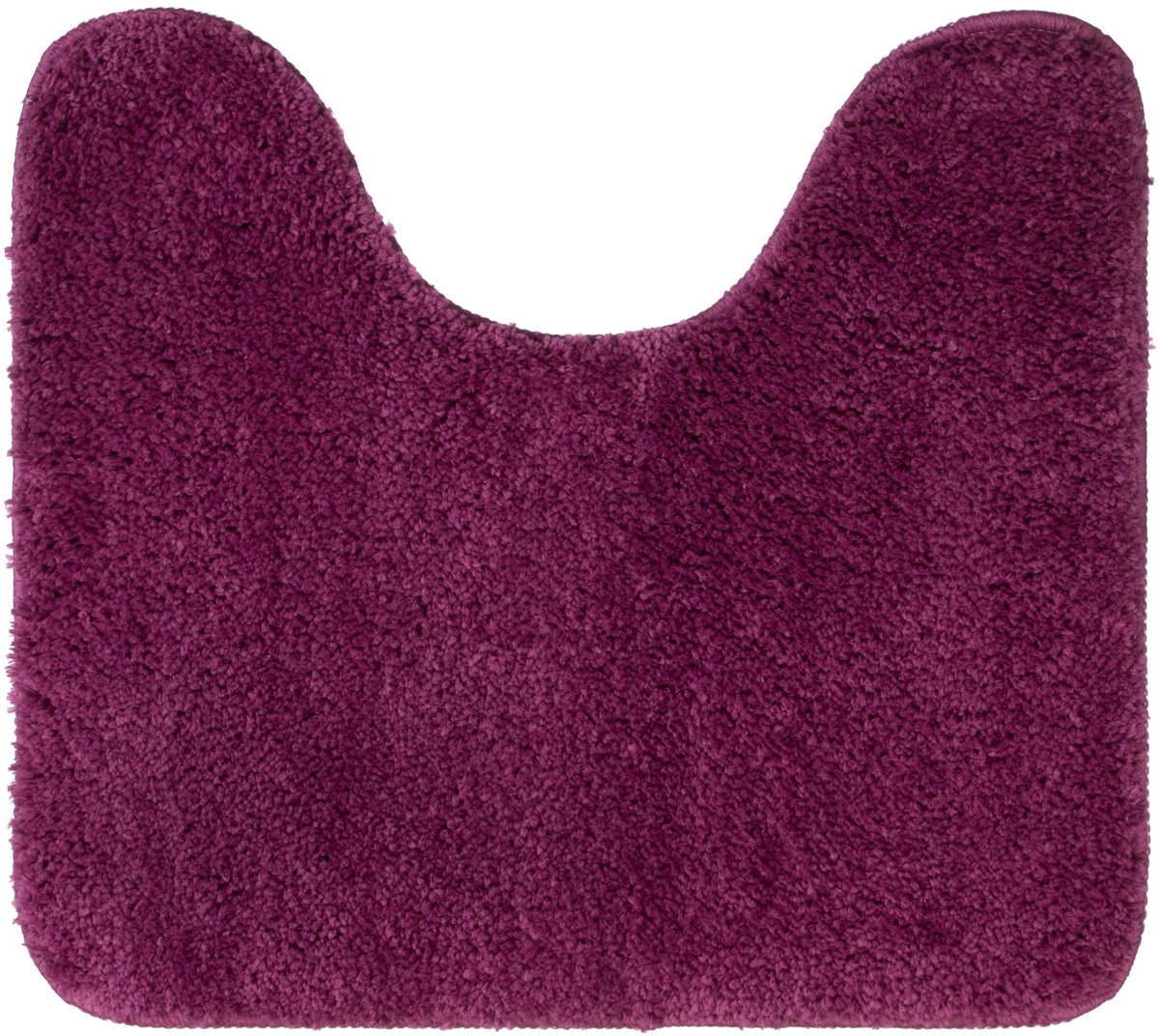 WC-mat 45x50 cm met uitsparing van zachte microvezelstof antislip badmat voor toilet toilet paars