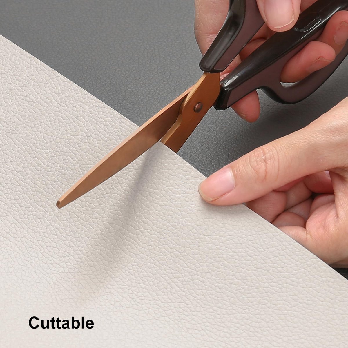 Tafelloper Moderne Afwasbare Buiten Dubbelzijdige Leren Tafelloper Waterdicht Antislip en bruikbaar voor decoratie (Grijs Wit, 40X140cm)