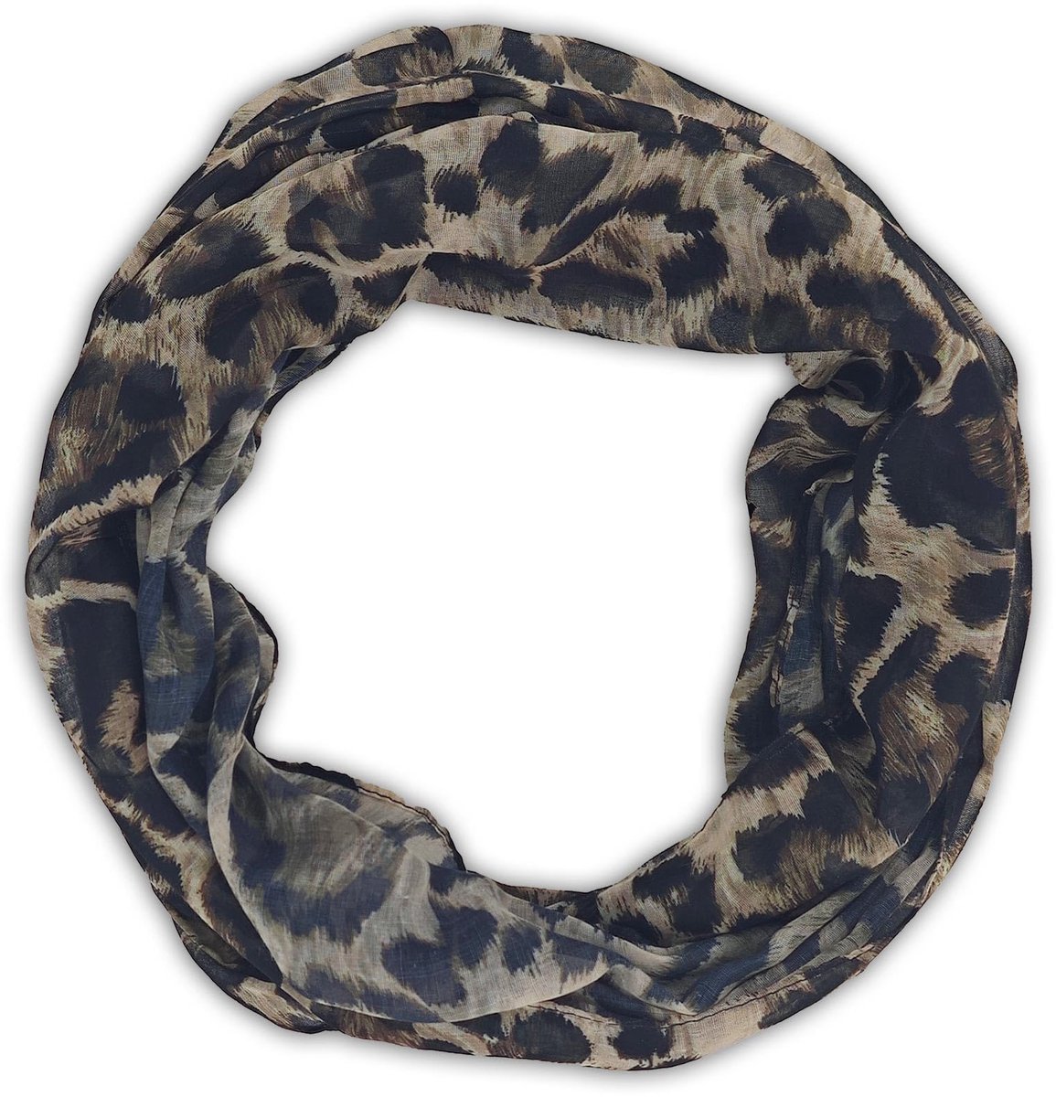 styleBREAKER damessjaal met luipaardpatroon, lichte zomersjaal van viscose, sjaal voor lente en zomer, zacht en luchtig