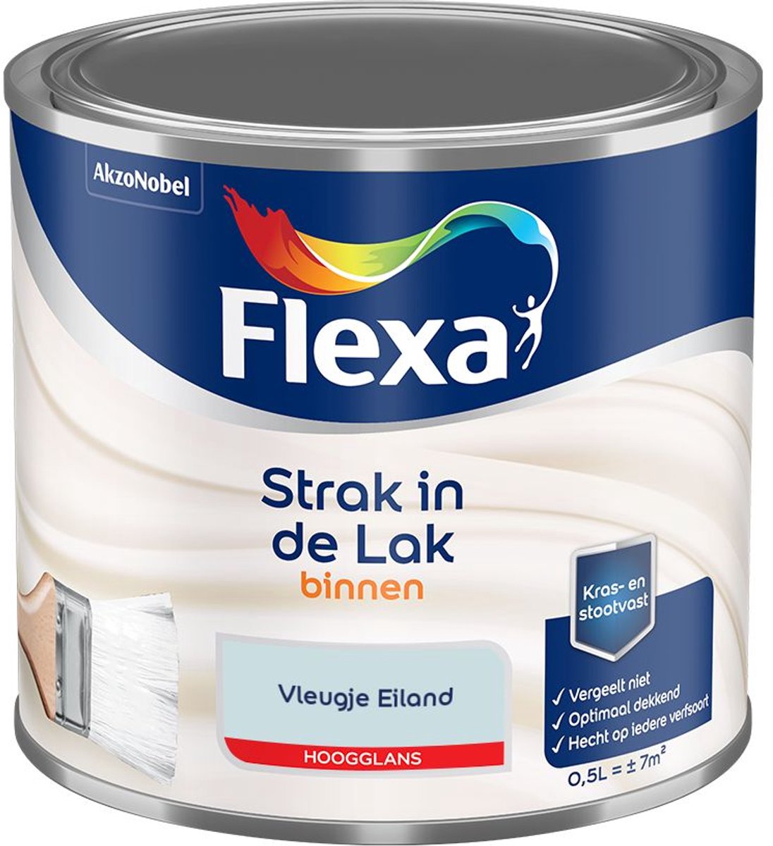 Flexa - Strak In De Lak Binnenlak Hoogglans - Vleugje Eiland - Mengverf - 500 Ml