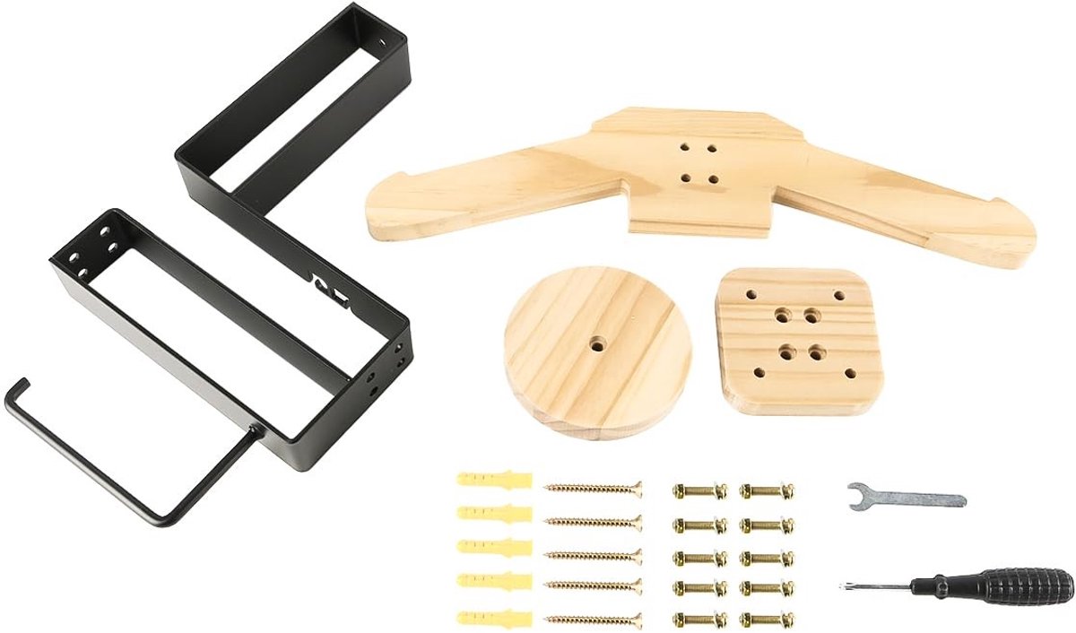 Dailygoods - Multifunctionele Helmstandaard voor Muurbevestiging