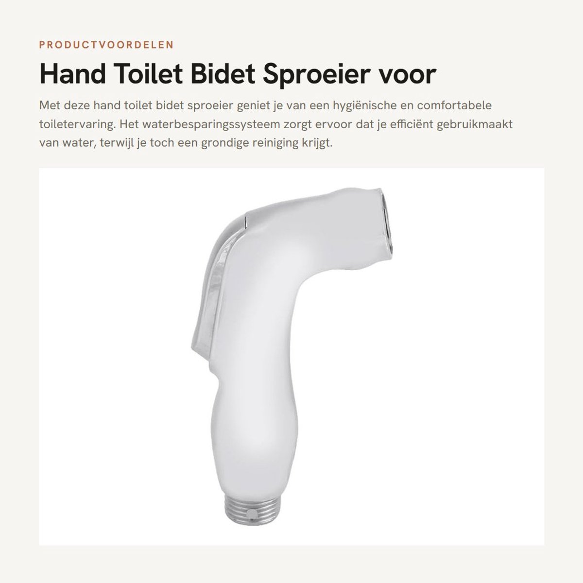 Dailygoods - Hand Toilet Bidet Sproeier voor Badkamer