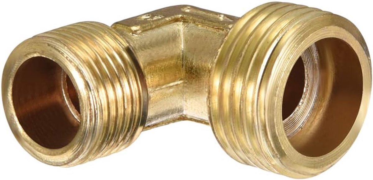 sourcing map luchtcompressor buis hoekschroefverbinding 3/8" NPT stekker op 1/2 " NPT stekker