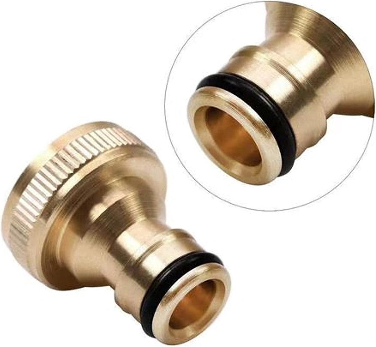 Tuinslang snelkoppeling 3/4 inch messing binnendraad slangaansluiting snelkoppeling adapter GA438F