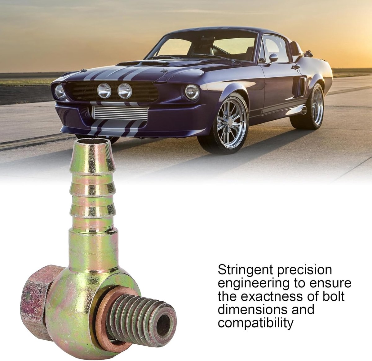 Turbo Water Banjo Fitting Kit M10 X 1,5 Mm Tot 3/8 Inch Turbo Water Banjo Bout RVS Turbo Waterleiding Pijp Banjo Connector Kit