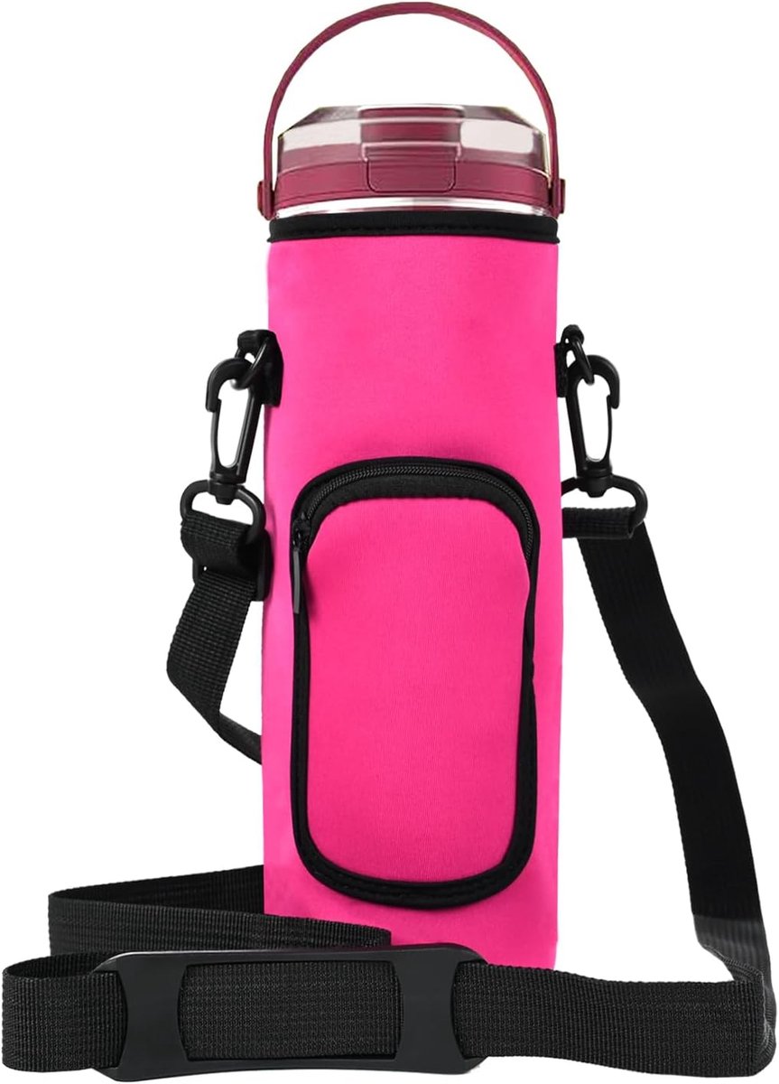 Draagbare opbergtas met schouderriem voor Ninja BC151NV/BC51NV/BC151BK/BC151CR/BC151EM/BC151PR/BC151WH 510,3 g Blast draagbare blender, rood (rose), Suitable