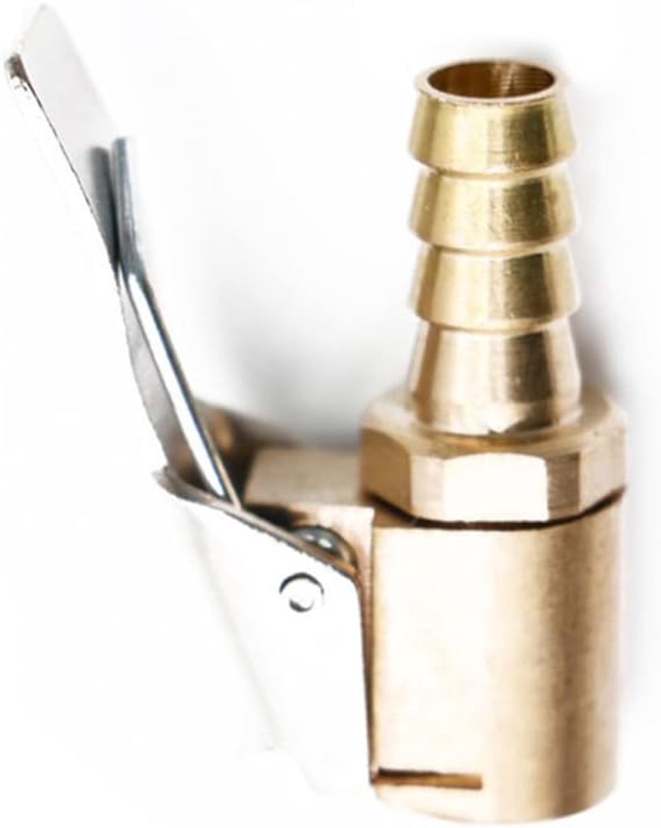 Ventiel Hendel Plug Air Chuck (Pagoda shape 8mm) | Messing, Tyre inflatie nippel, Moment stekker, Voor alle band ventielen, Perslucht ventielc