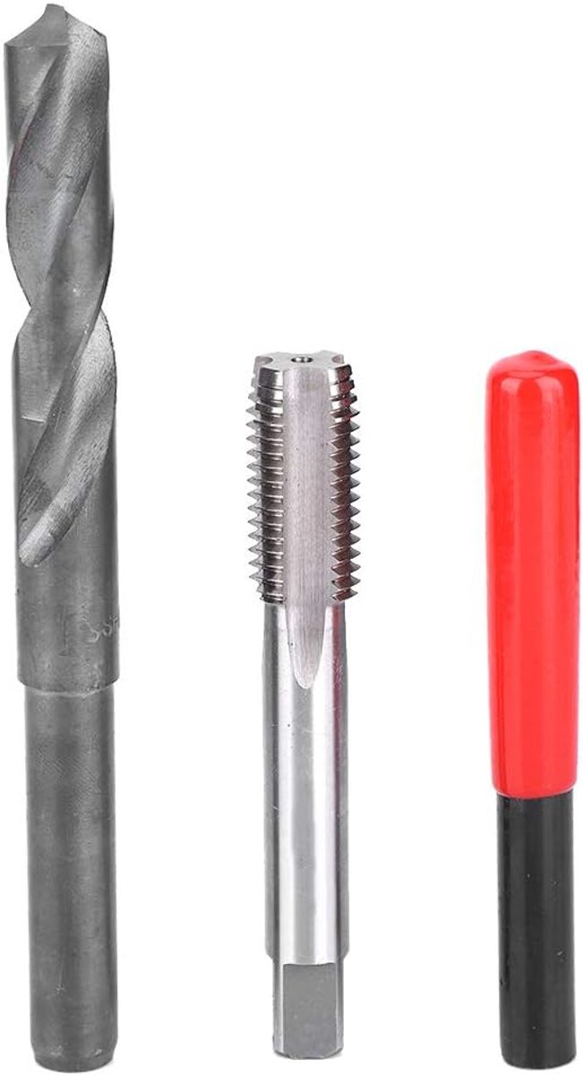 15 stuks Schroefdraad reparatieset, schroefdraad reparatie set, M14x2 schroefdraad reparatie, schroefdraad inzetstukken, schroefdraad reparatieset, verdraaide boorsleutel, schroefdraadinzet — afbeelding 2