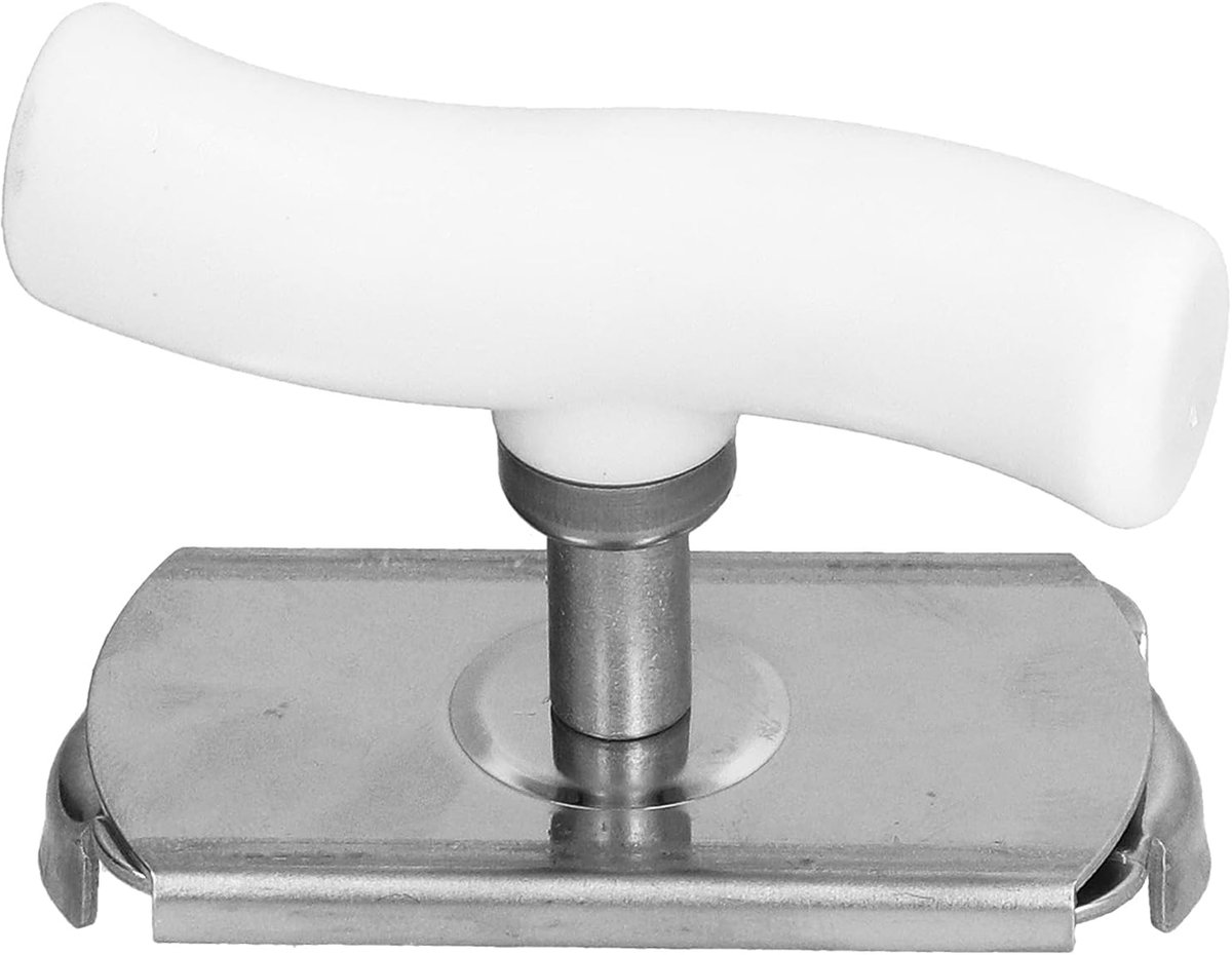 Flesopener RVS Blikopener, Handmatige Flesopener, Draagbare Potopener, Multifunctioneel Draaiende Potopener Potdekselopener met Handvat voor Huishoudelijke Keuken