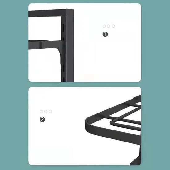Potten En Pannen Organizer Rack, Multilayer Thicken Strong Bearing Round Corner Pot Organizer Voor Keukenkastopslag(4 Tier) — afbeelding 4