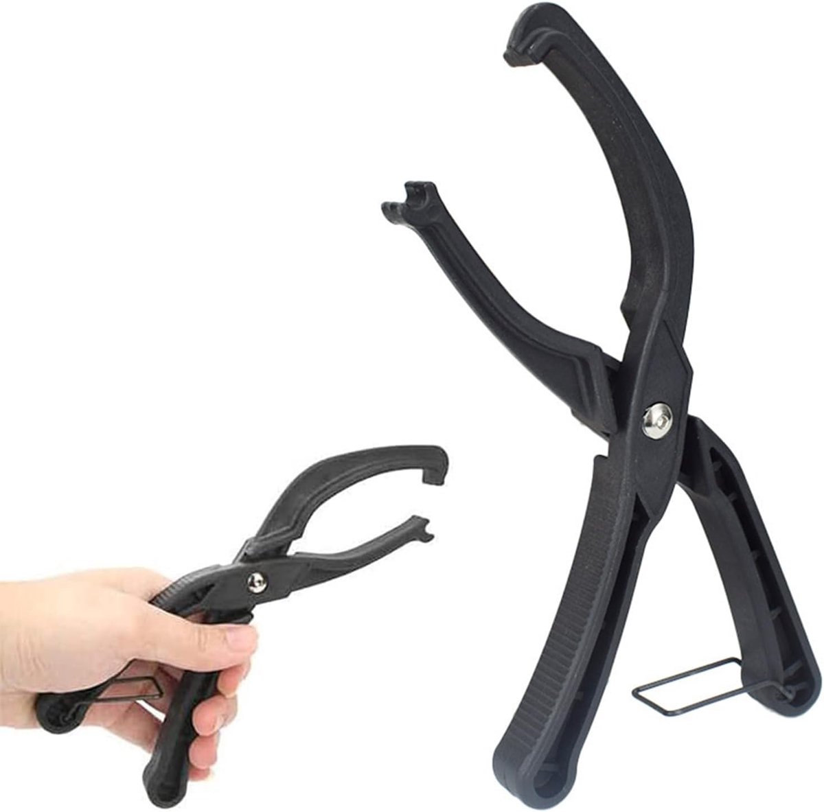 24 cm antislip handvat, fietsbandverwijderaar, reparatietool, fietsbandenhendel, tang, reparatiegereedschap voor fiets, reparatiegereedschap voor mountain- en racefiets (zwart)