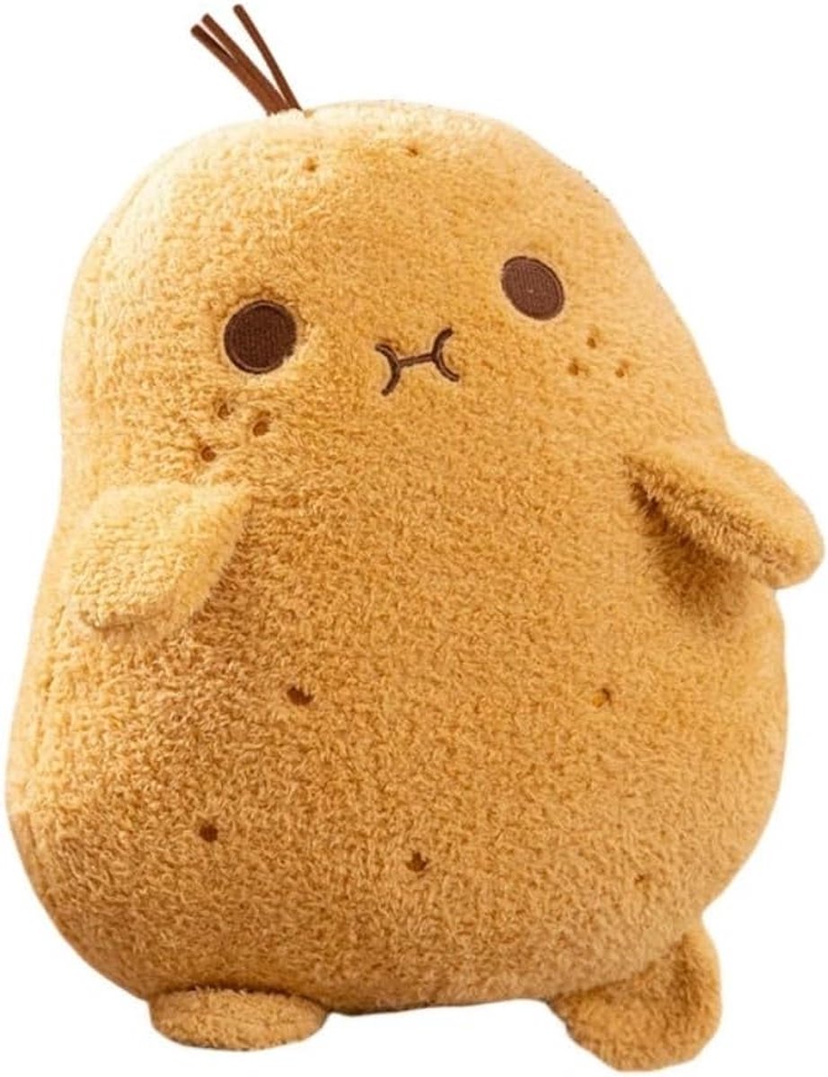 25 cm pluche aardappelkussen, zacht gevuld eten, aardappel, pluche kussen, speelgoed, pop, decoratief voor kinderen, verjaardag
