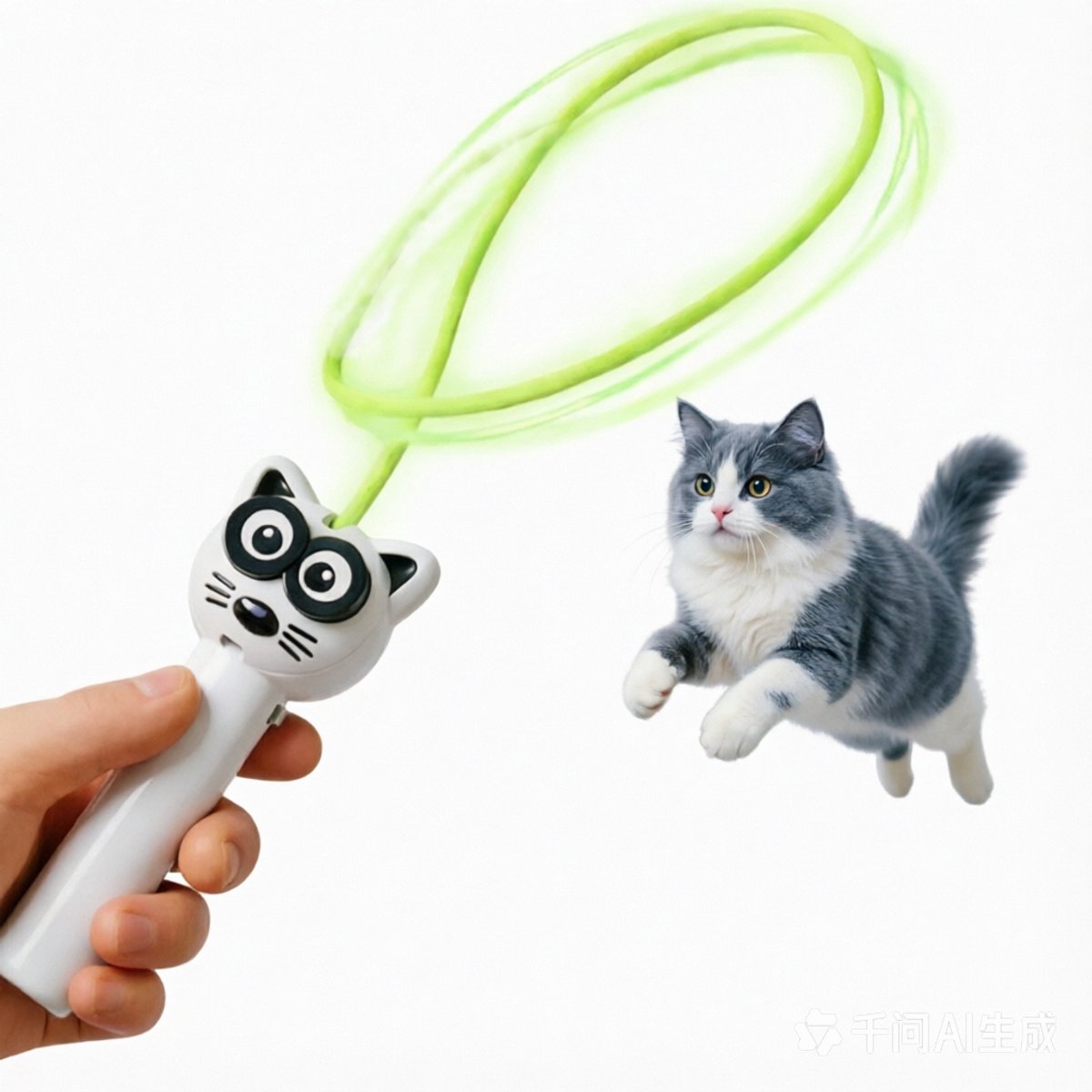 Namajunas - Touw katten speelgoed - Met licht gevend touwen - Coole lampen - Geschikt voor de grijp- en klauw training van katten - Het perfecte cadeau voor dieren liefhebbers - Interactief speelgoed voor huisdieren - Bewegend speeltje