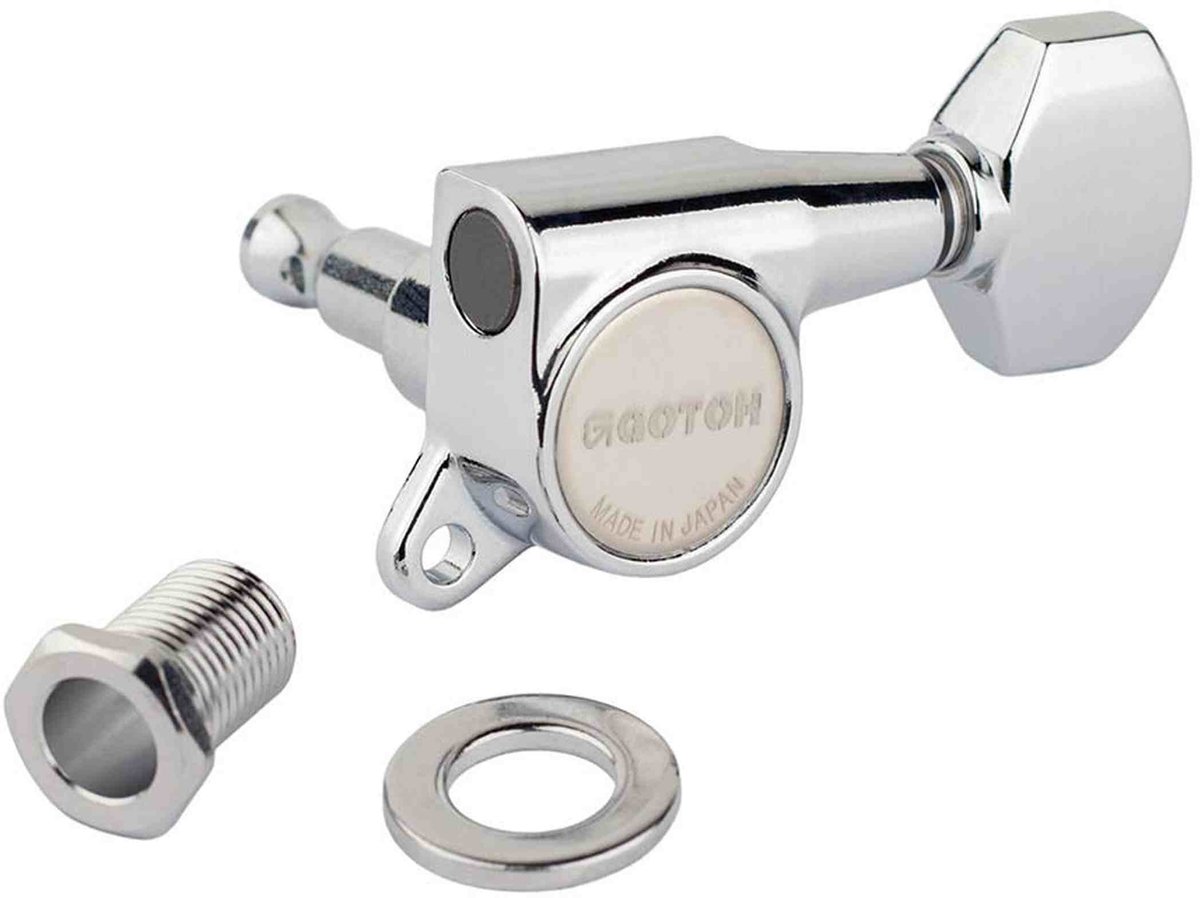 Gotoh GTH13832 SG381 stemmechanieken met 07 knoppen, 4L2R, chroom