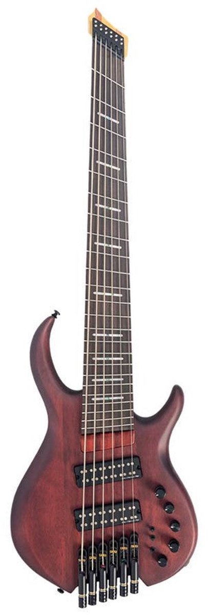 Sire M6H 6/MAS Marcus Miller M6 Series headless 6-snarige actieve basgitaar mahogany satin