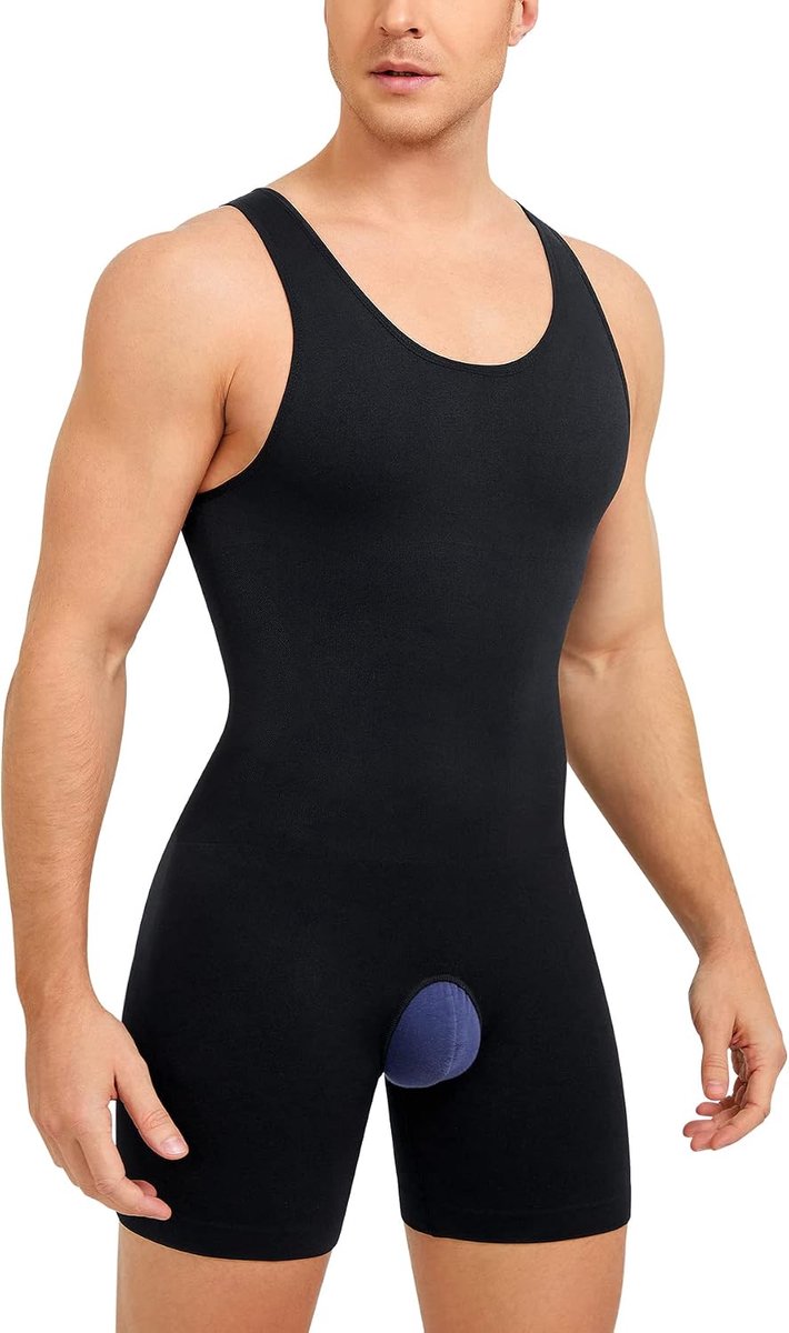 Ondergoed Afslanken Compressie Bodysuit Shapewear Buikcontrole Fajas Para Hombres