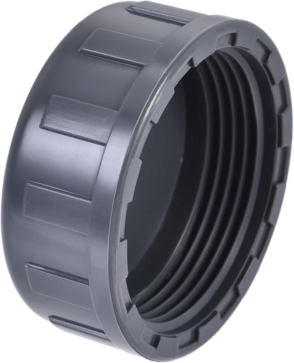 METERXITY PVC buisstop - tuinleiding verbinding afdichting en corrosieweerstand toepassing voor buiten/zwembad/waterverwarmingstoestel (G1-1/2 grijs)