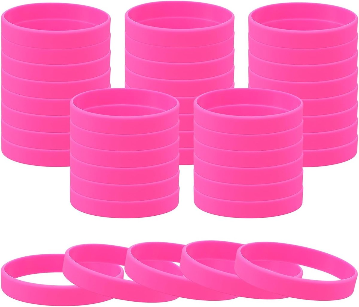 Rubberen armbanden, uniseks siliconen sportpolsbandjes voor sport, feest, spelletjes, modedecoraties