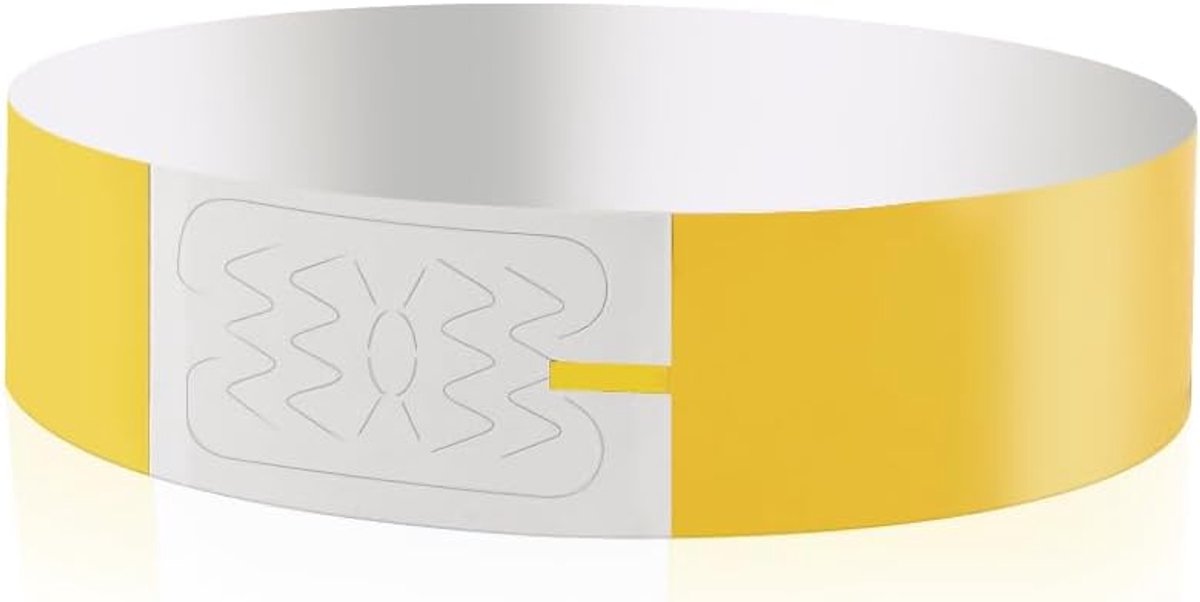 Evenementenarmbanden, 100 stuks, festivalarmbanden, papieren armbanden, waterdichte armbanden, 19 x 255 mm, toegangsbanden voor controle en veiligheid bij evenementen en evenementen, voor