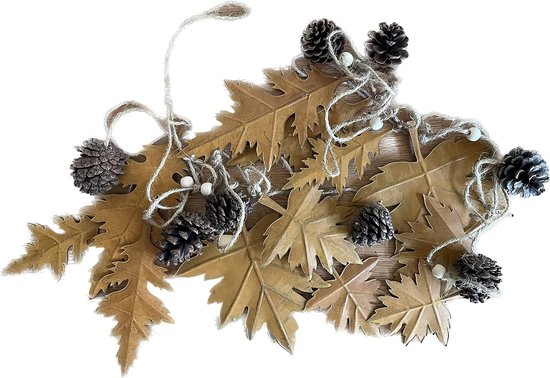 khevga Metalen hangers decoratieve hanger herfstdecoratie om op te hangen herfstblad in set van 4 — afbeelding 5