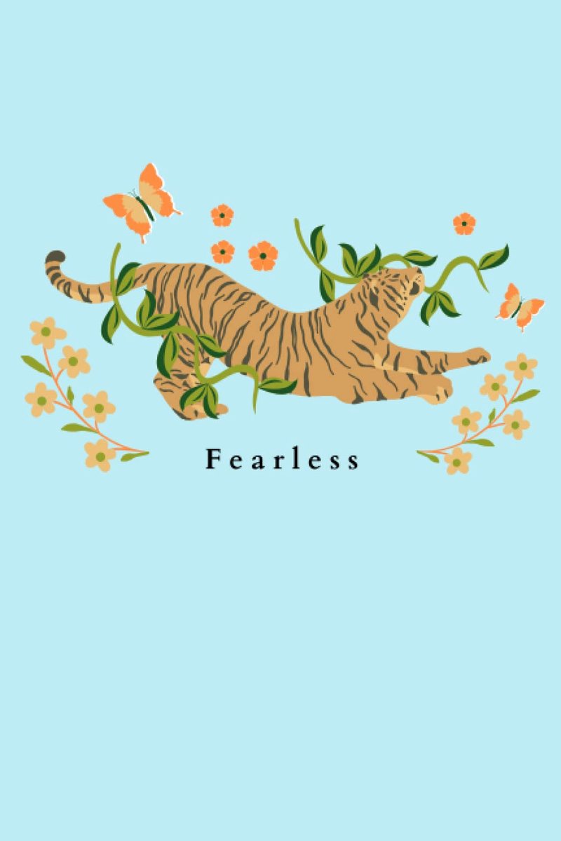 Journal Notebook with Positive Affirmations and Journal Prompts: Fearless