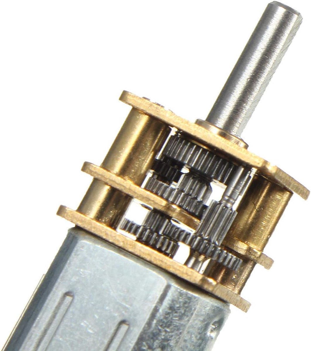 2 stuks DC 12 V 140 tpm 3 mm as mini-metalen tandwiel-aandrijfmotor GA12-N20