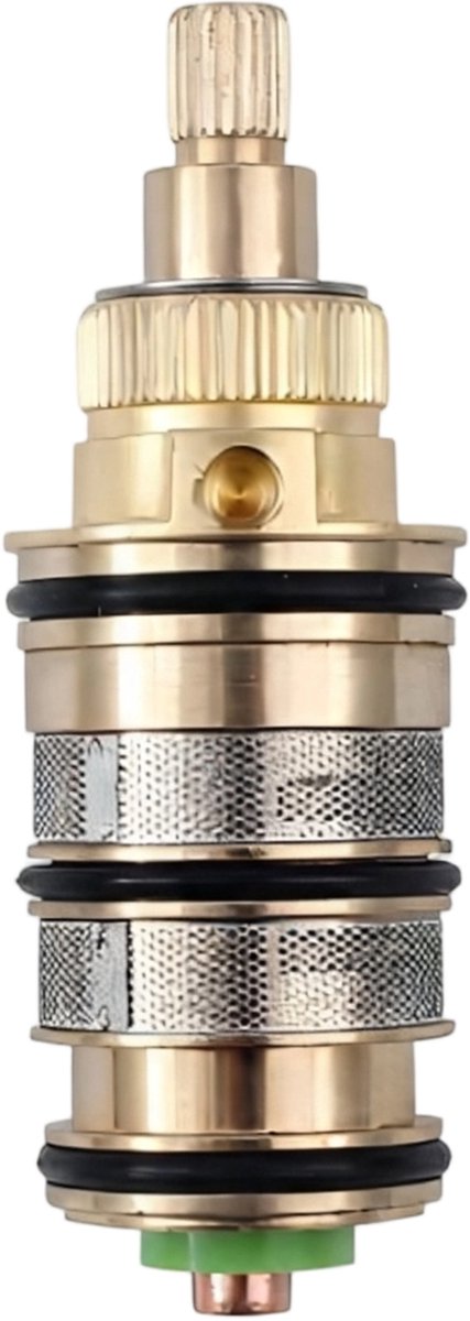 longziming -Thermostatische Douche Cartridge – Thermostaatkraan Binnenwerk – Messing Vervangingspatroon – Temperatuurregeling 20-90°C – Voor Inbouw- en Opbouw Douchekraan – 1 Stuk