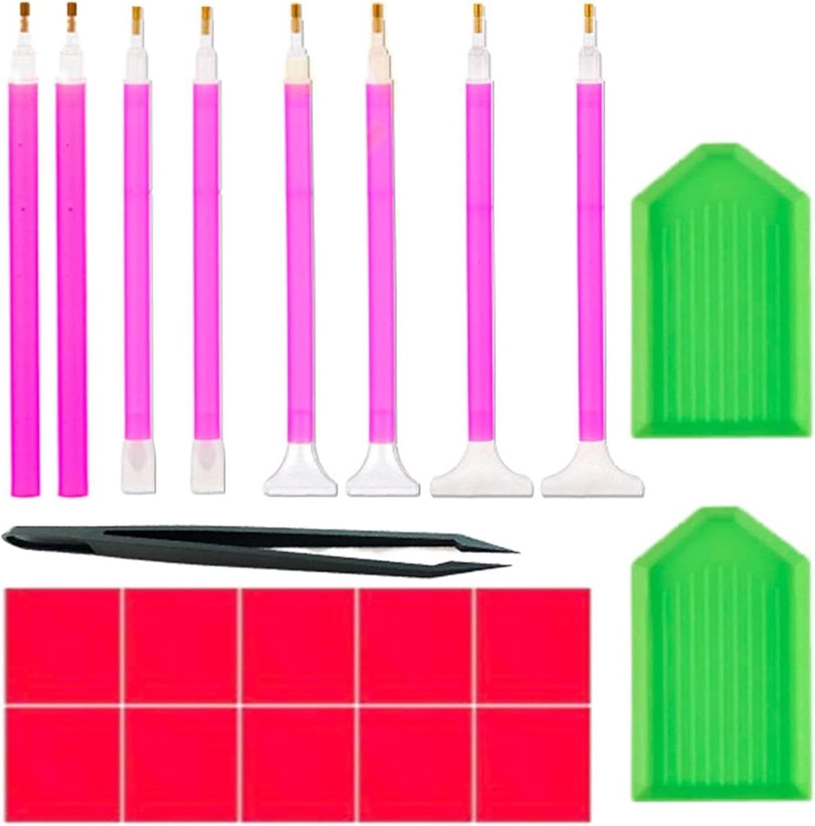 8 stuks Diamond Painting pen, diamond painting pen, accessoires voor doe-het-zelf diamantschilderij, manicure, borduurwerk en ander kunsthandwerk