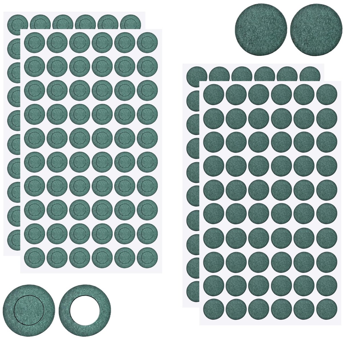 21700 batterij-isolatoren, isolatieringen voor batterij, 120 x holle ringen + 120 x vaste ringen, isolatie, lithiumbatterij, isolatieringen