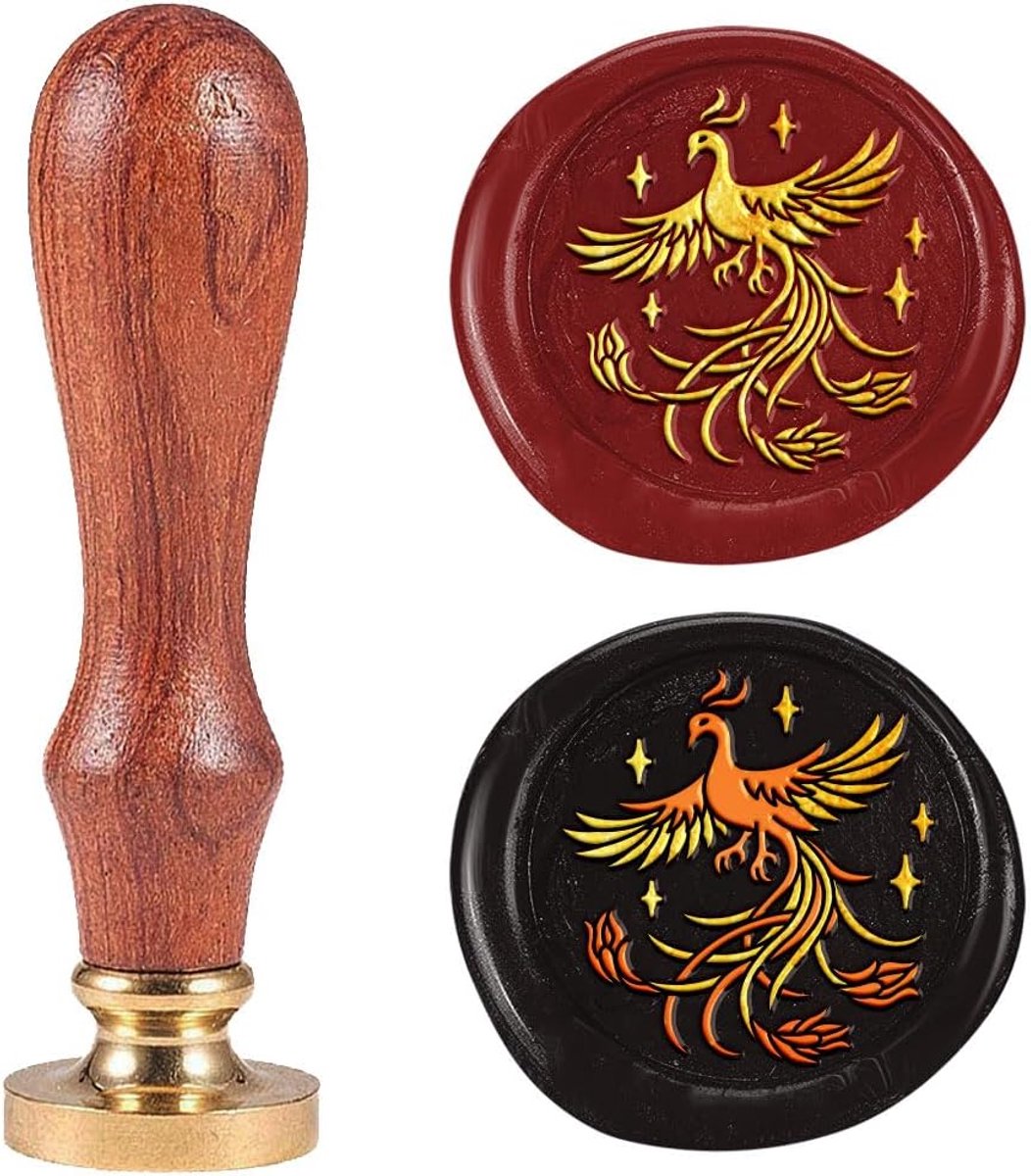 zegelstempel in retrostijl, 25 mm, zegelstempel, gepersonaliseerd, afneembare messing kop met houten handvat, voor enveloppen, geschenken, brieven, uitnodigingen, decoratie