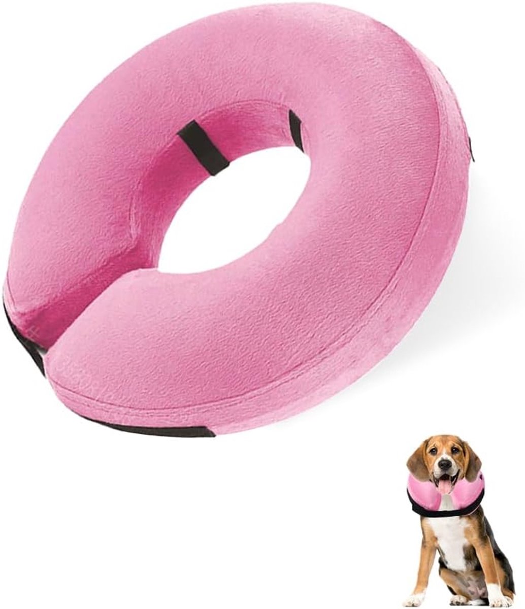 hondenhalsband M, beschermende kraag voor katten met verstelbaar, herstelhalsband voor honden, anti-likken, zachte halsbanden voor honden voor chirurgie