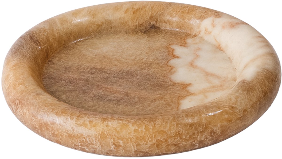 PTMD Jiren Onyx Honey Round Plate With Thick Border L