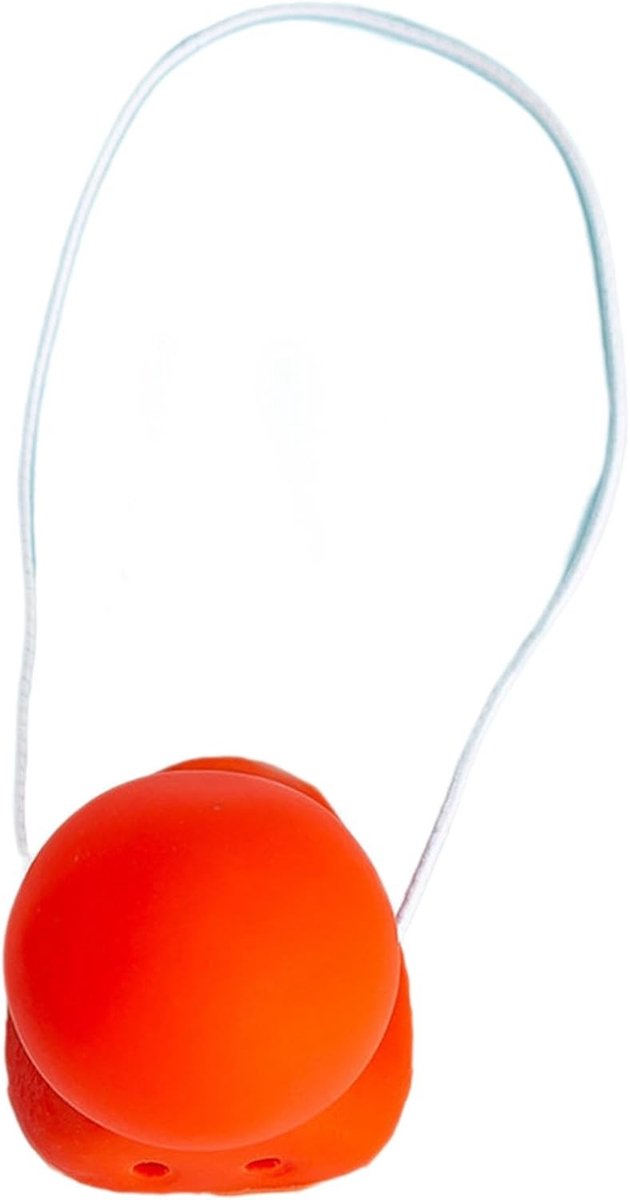 Grappige rode rubberen clown neus met elastiek voor feestjes, Halloween en kerstdecoratie