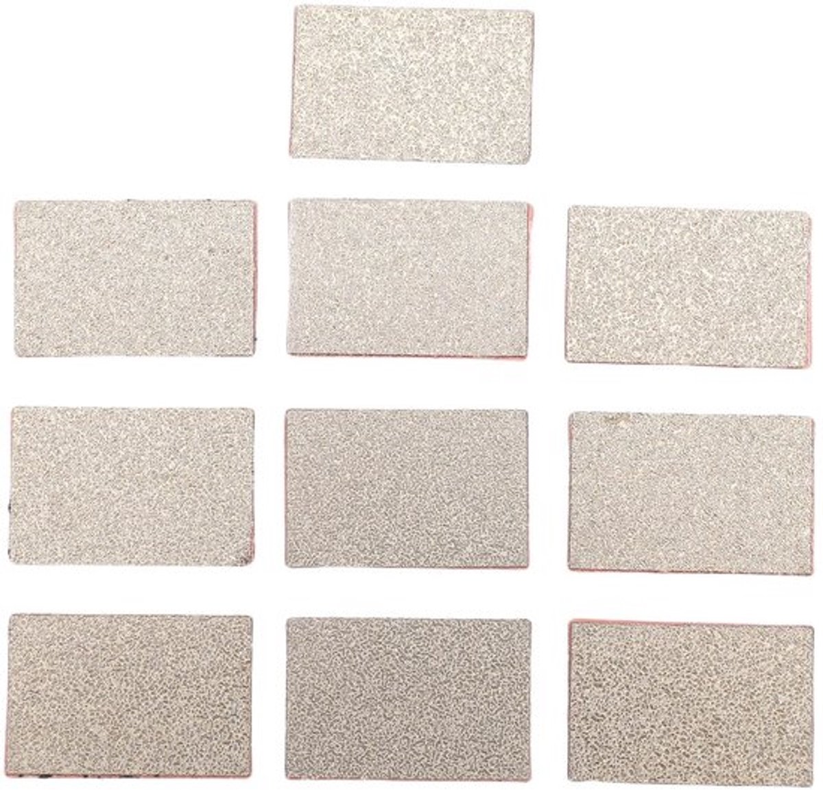 PEI Plaat 10 Stuks - Flexibele Afdrukkap - Geschikt voor QIDI Plus 4 - Afdrukbed 25x16.4x0.8 mm - PEI Poedercoating - Hoge Temperatuurbestendig - 3D-printplaat