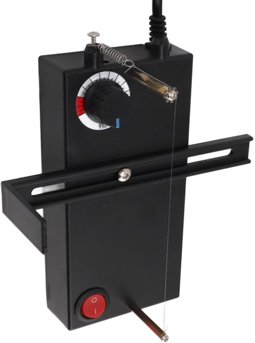 Draagbare Elektrische Warmtekabel en Snijmachine – Betrouwbare Temperatuurinstelbare Heetmes Cutter voor Ribbons, Textiel en Creatieve Projecten (EU Plug 220V)
