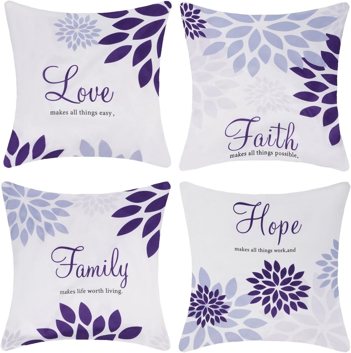 Decoratieve Zachte Velvet Kussenhoezen voor Woonkamer en Slaapkamer - Set van 4 Stuks, 45x45 cm