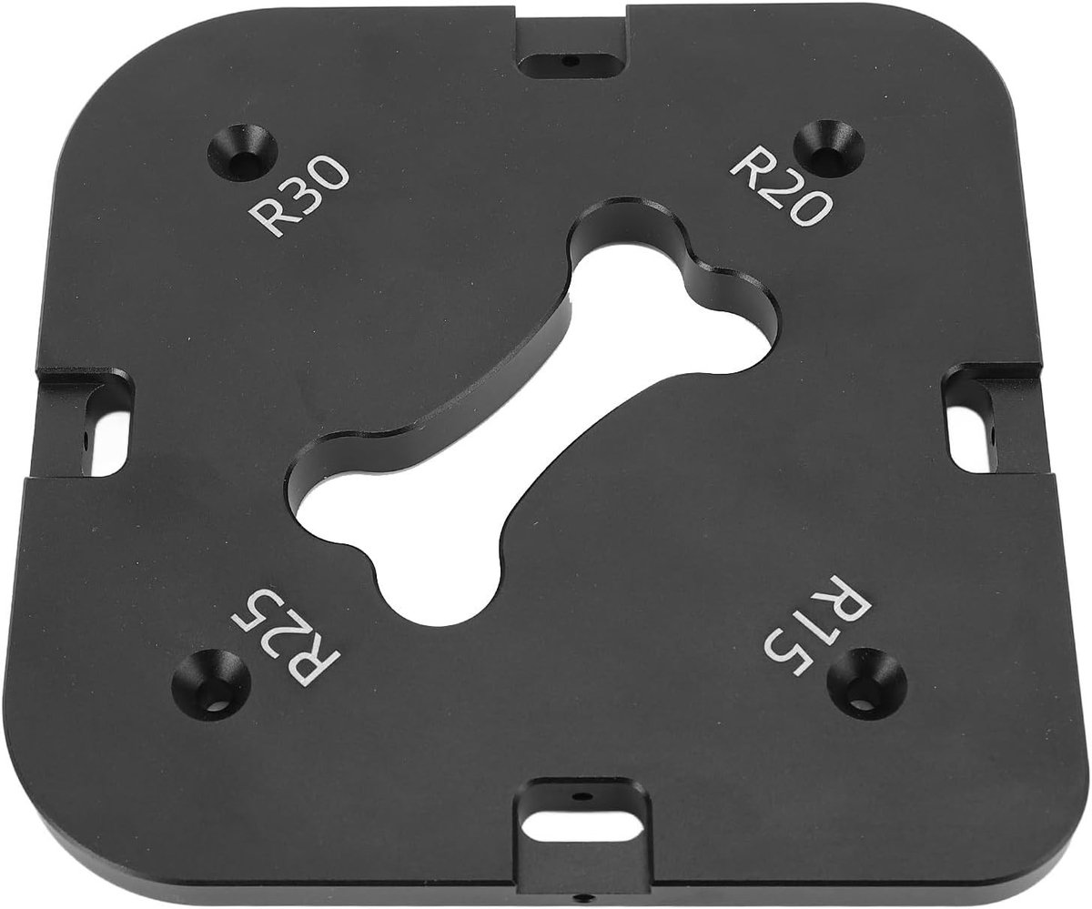 Ronde Hoekbalk Sjablonen voor Houtbewerking, Routertafel Jig voor Houtbewerking, Hulpstuk voor DIY Fotolijsten en Boogsnijden met Diverse Diameter Maten