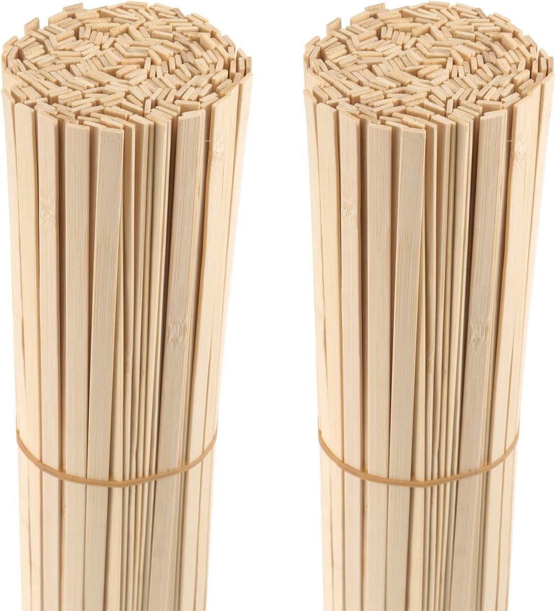200 Stuks Bamboe Eetstokjes 40 cm - Houten Eetstokjes en Spatels voor Creatieve Klussen en Ambachten