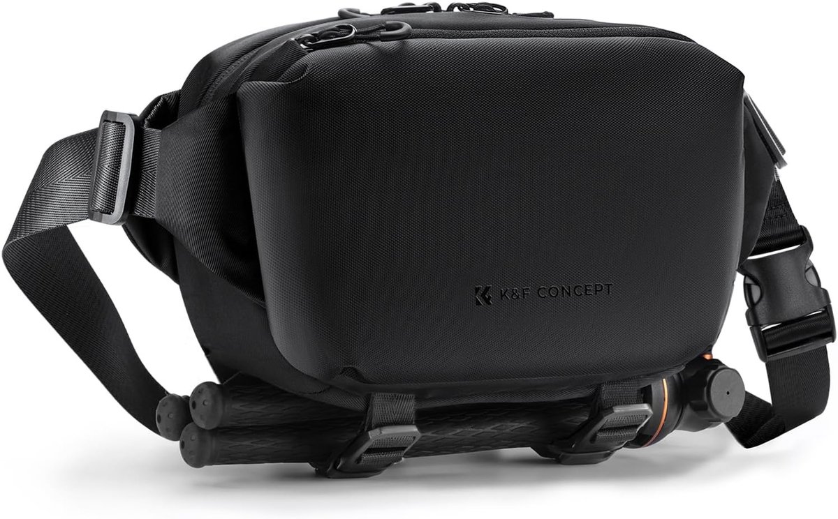 Camera Tas Klein voor DSLR/SLR, Fototas voor Accessoires, Eenvoudige Schoudertas in Zwart (Maat S)