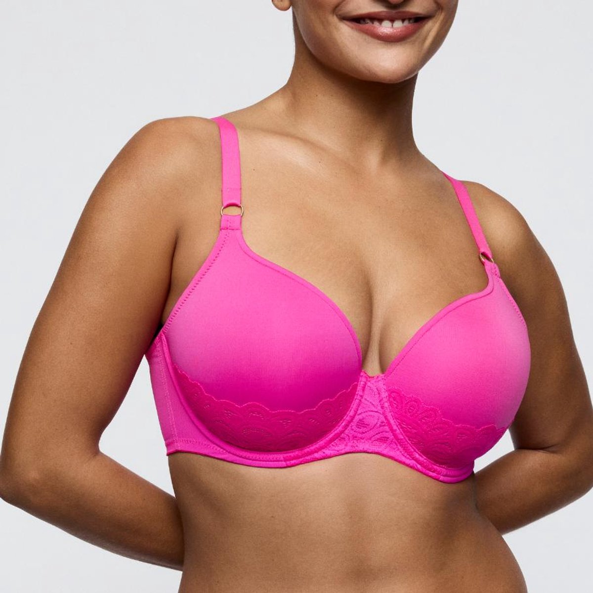PrimaDonna Twist Dear Night Voorgevormde Beugel Bh 0242630 Influencer Pink - maat EU 90B / FR 105B