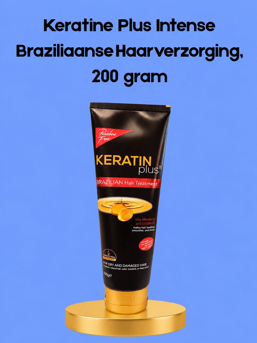 Keratine Plus Intense Brazilian Hair Treatment, 200 gram