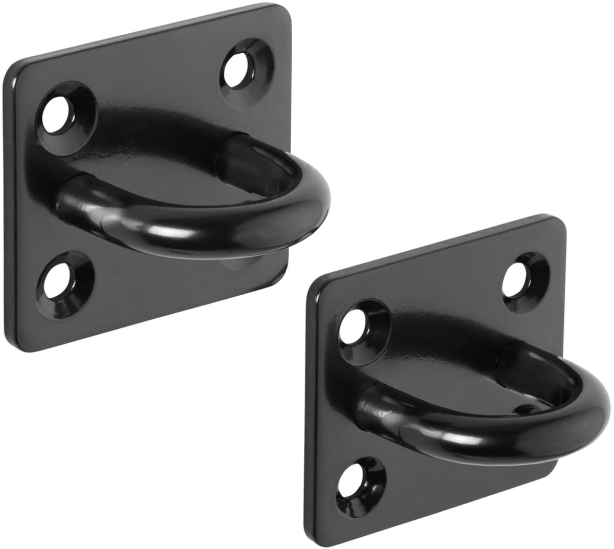 2 x sjorogen 40x35 V2A roestvrij staal SS304 zwart