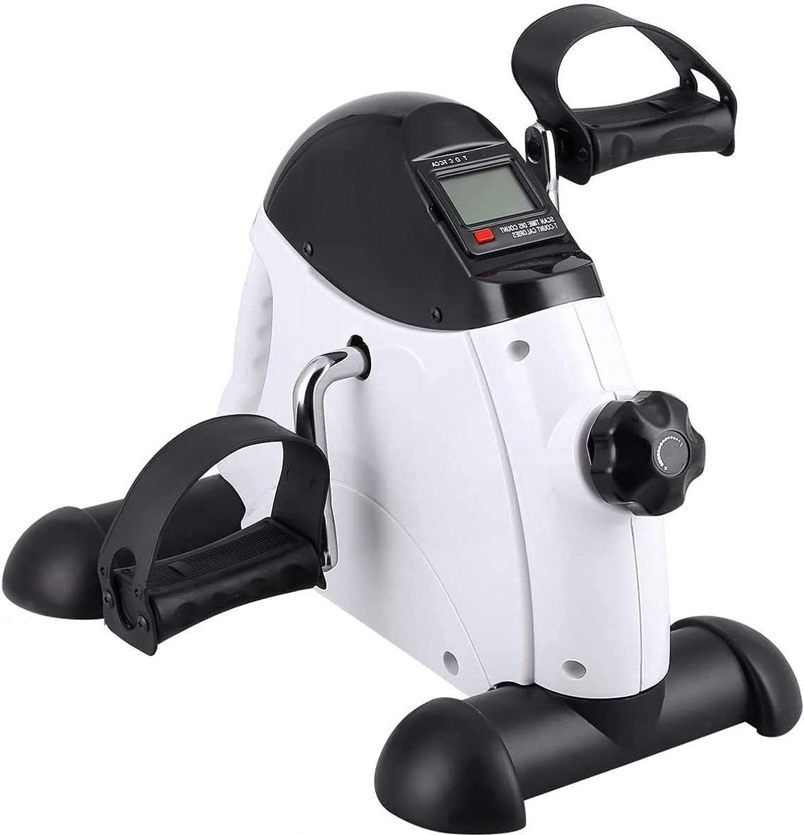 Mini Fiets Hometrainer - Oefenfiets Voet - Thuis Bewegen - Compact Ontwerp - LCD Display - Zwart
