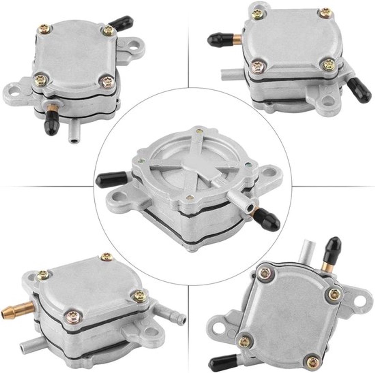 Kleine Motor Vacuüm Brandstofpomp voor GY6 50CC 150CC 250CC Scooters en Go Karts - Betrouwbare Brandstoftoevoer en Eenvoudige Installatie