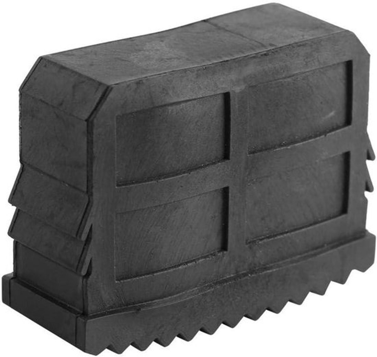 Geleidervoetjes van rubber - 2 stuks - antislip vervangingspads ladder - universeel gebruik - bescherming tegen slips