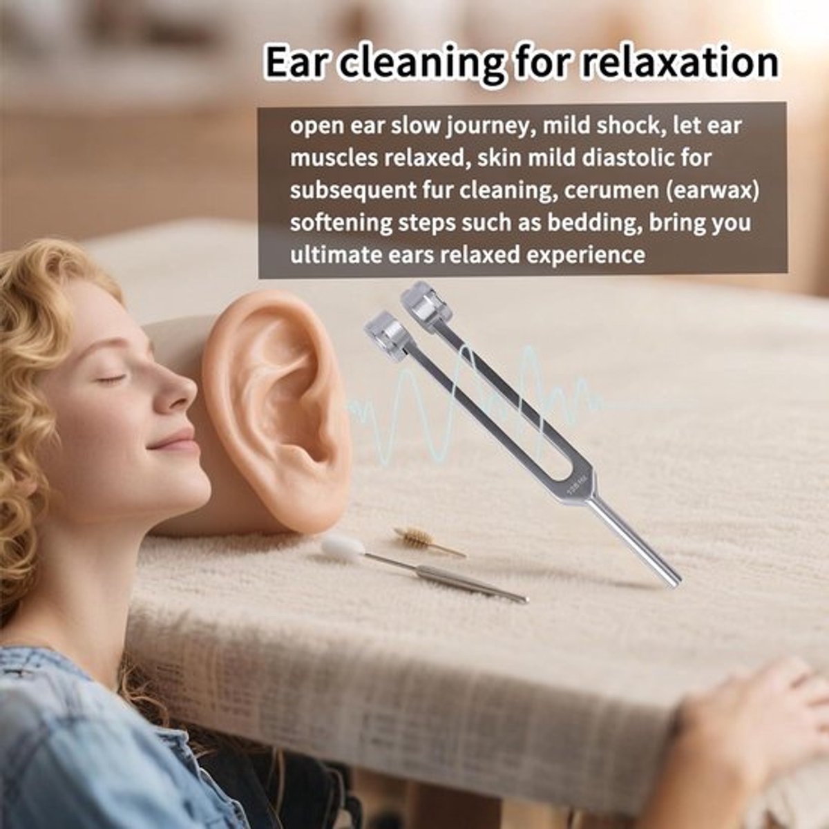 Stemvorkset voor geluidsgenezing en meditatie, therapeutische stemvork van aluminiumlegering met accessoires