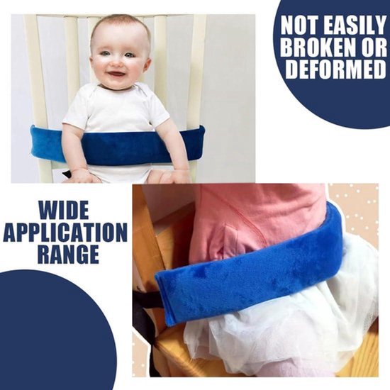 Babystoel riem voor kinderwagen en kinderstoel - Zacht en comfortabel - Voor babywippen, stoelen en winkelwagen — afbeelding 2