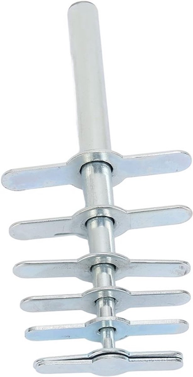 Set van 2 RVS Kurkboor met Handmatige Rubber Stop voor Laboratorium en Schoolgebruik