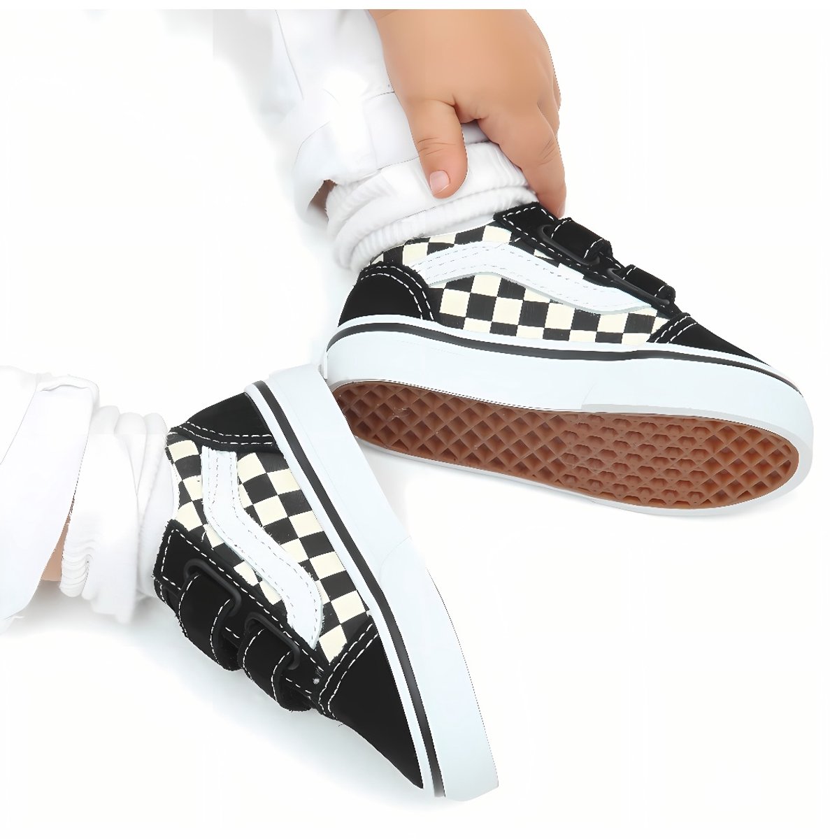 Vans Lifestyle-sneaker voor jongens Td Old Skool V 0A38JN Zwart